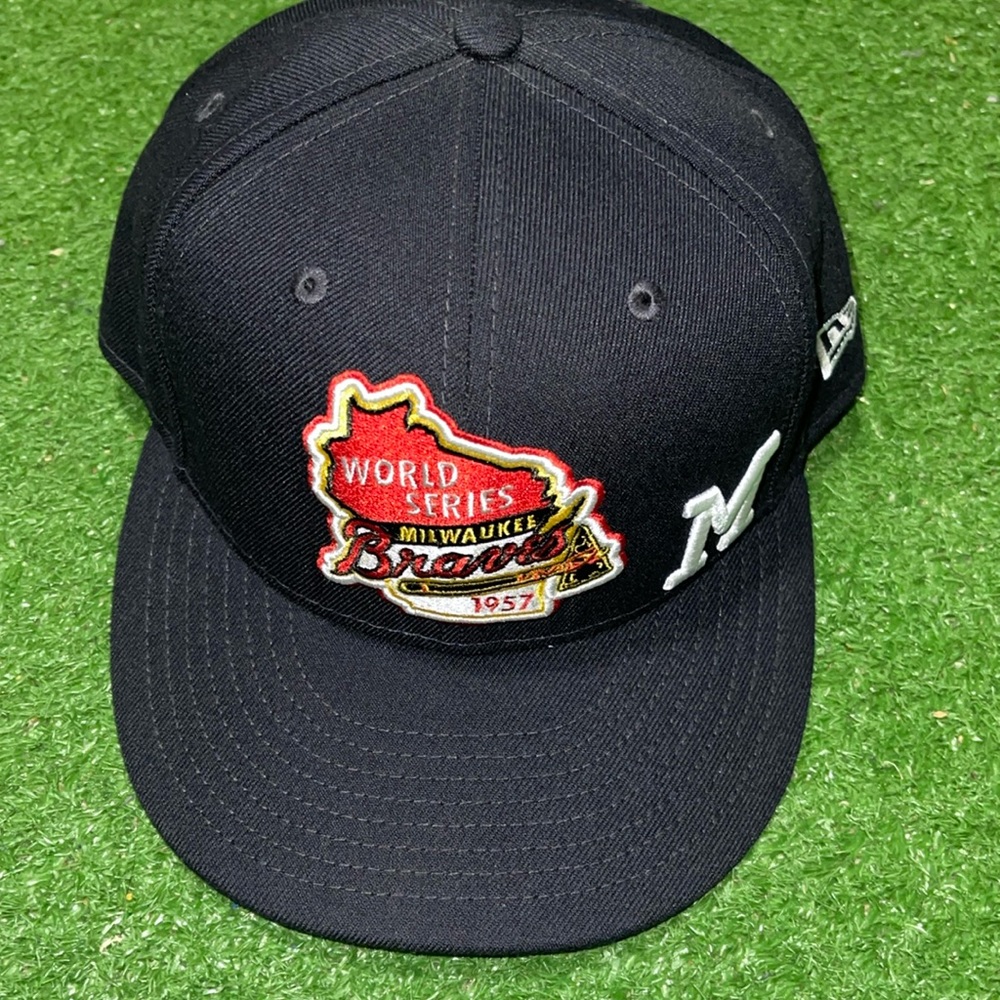 New Era Milwaukee Braves cat fitted 7 1/4